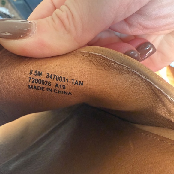 Frye Blake Suede Tan Platform Mule 8.5 - Picture 10 of 12